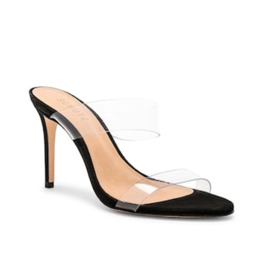 SCHUTZ Ariella Heel with Clear Straps size 9.5